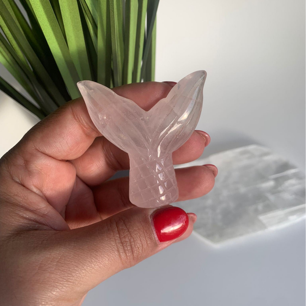 Rose Quartz Mermaid Tail
