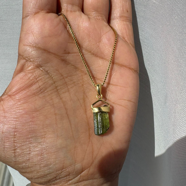 Green Tourmaline Pendant
