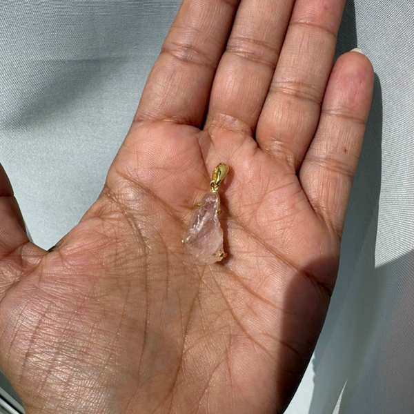 Morganite pendant