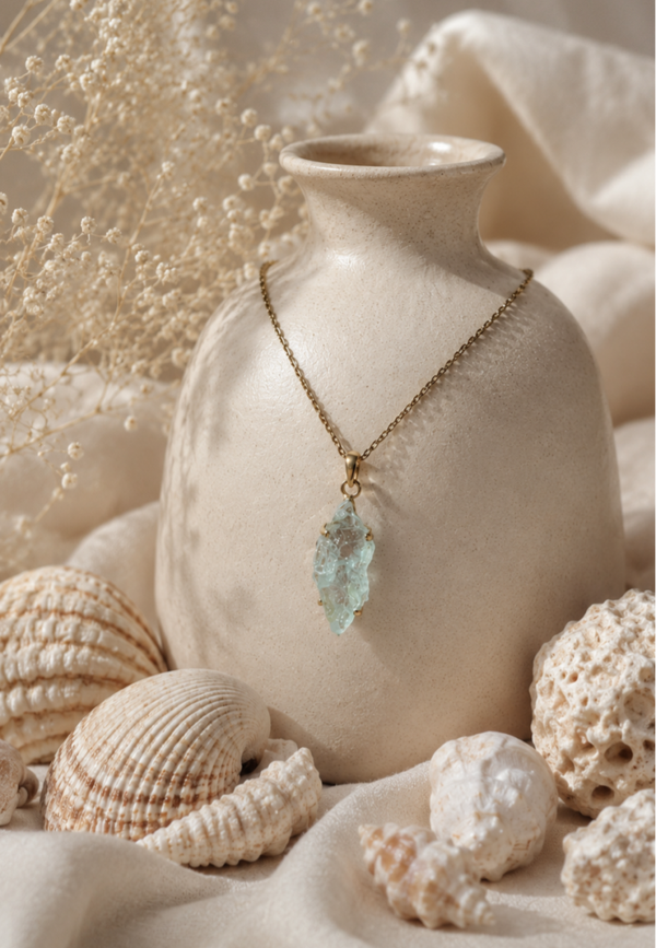 Aquamarine Pendant S925