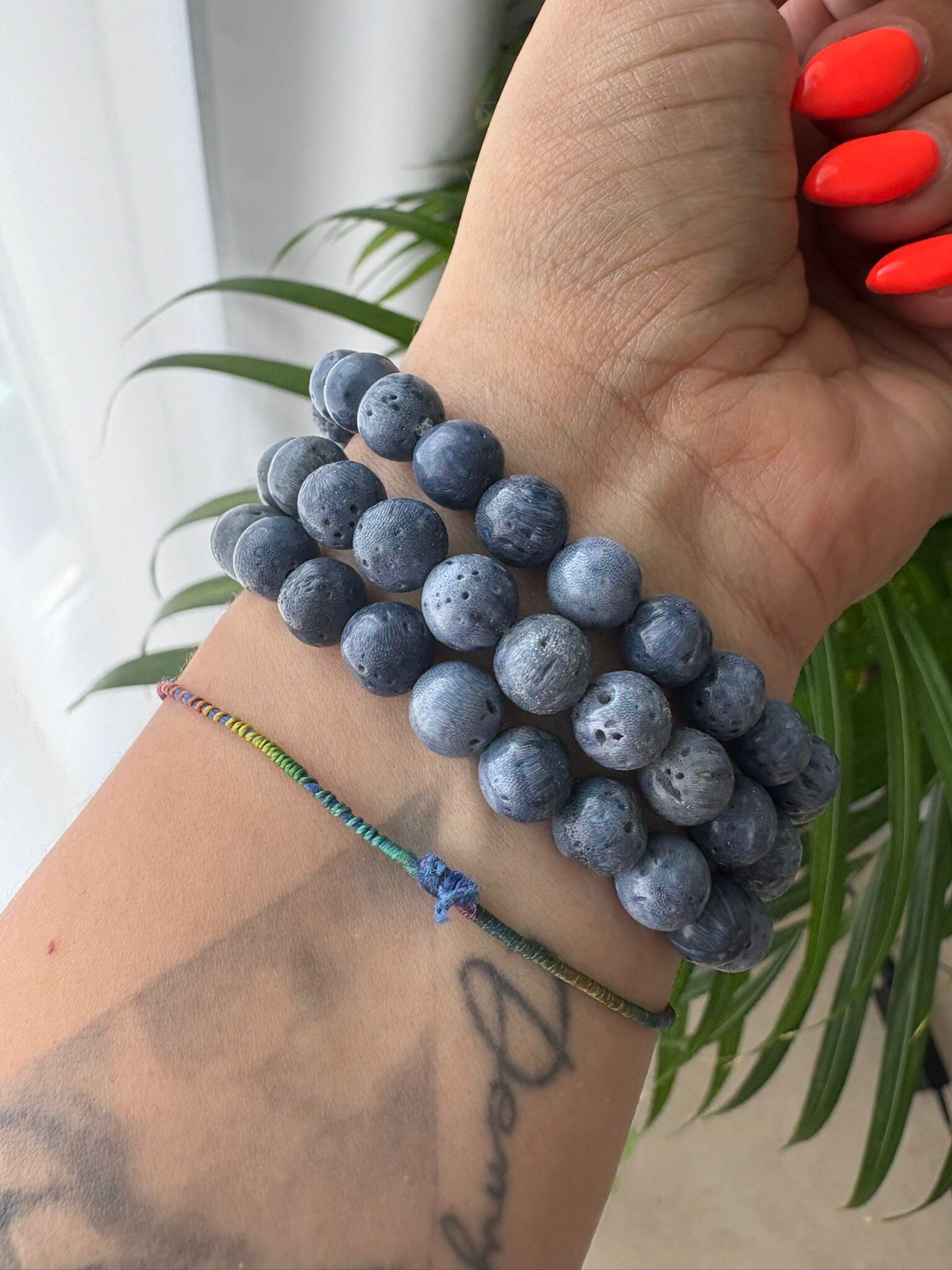 Blue Coral Bracelet