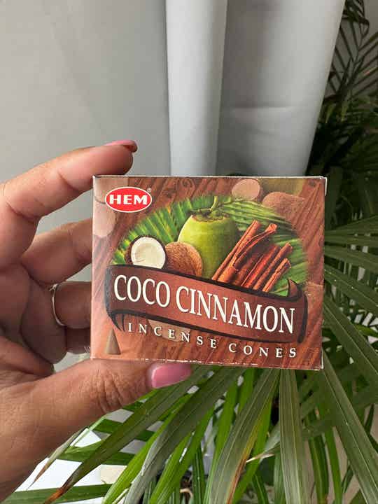Coconut Cinnamon Incense Cones