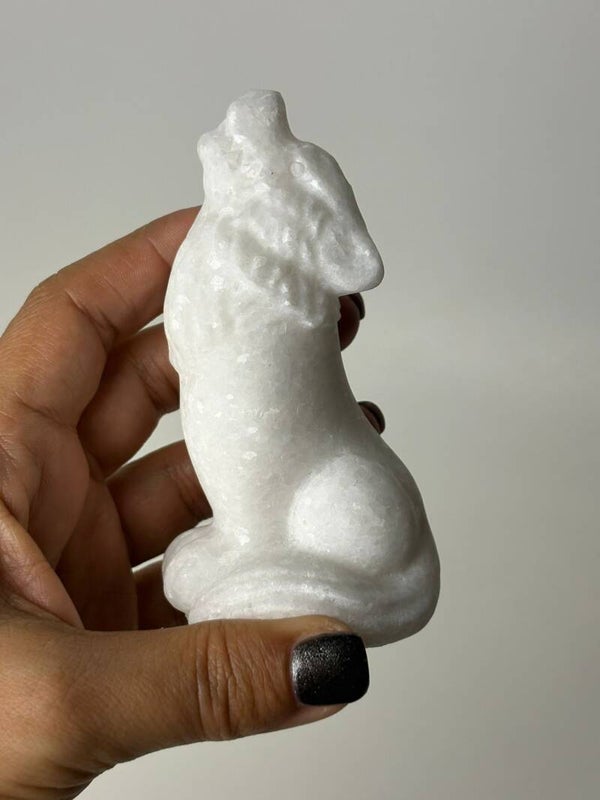 New white jade wolf