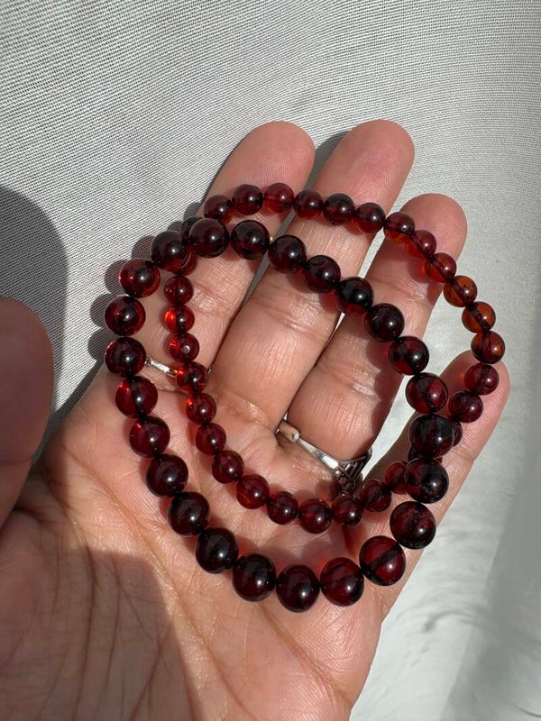 Blood Amber Bracelets