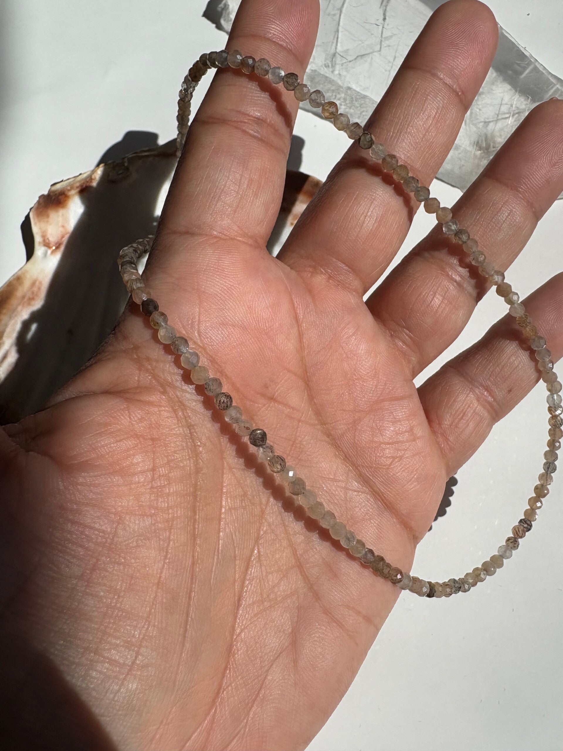 Black Sunstone Necklace