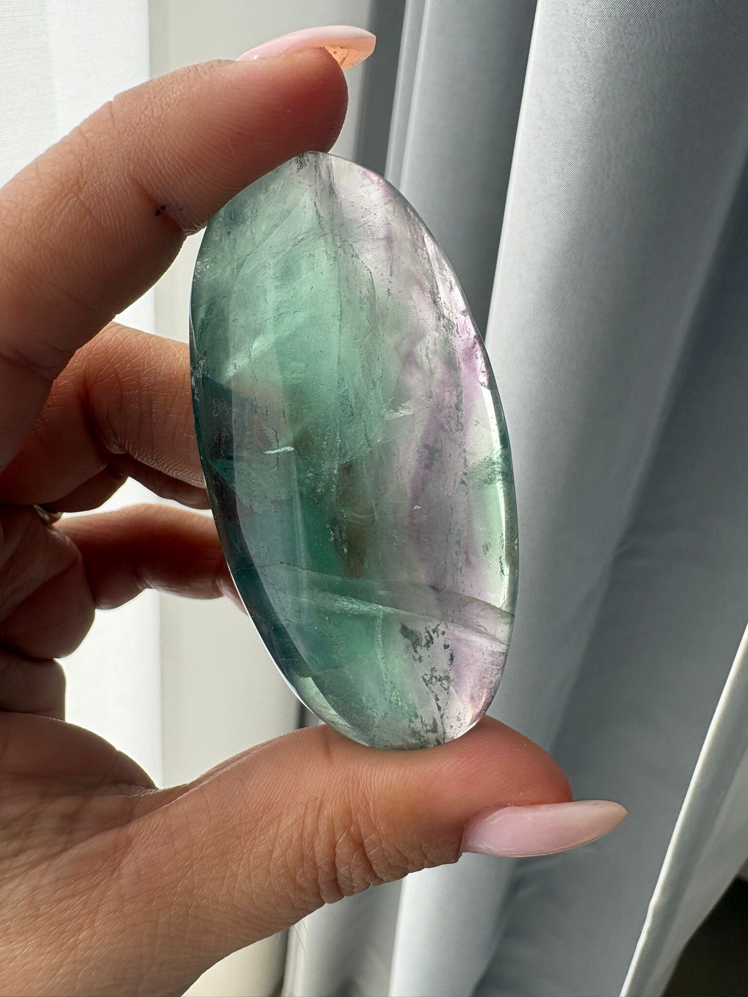Rainbow Fluorite Palmstone