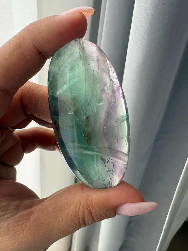 Rainbow Fluorite Palmstone
