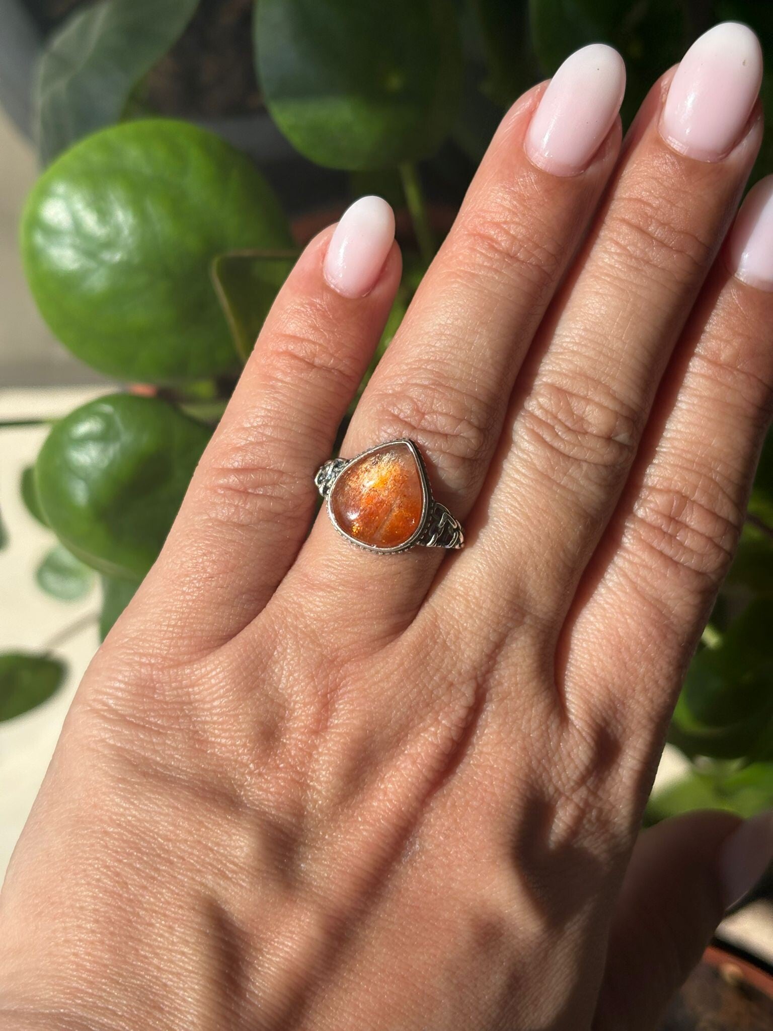 A++ Sunstone Ring