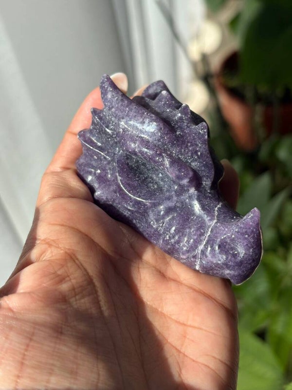 Lepidolite Dragon