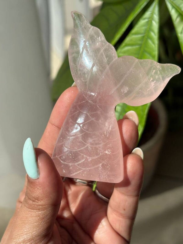 Rose Quartz Mermaid Tail