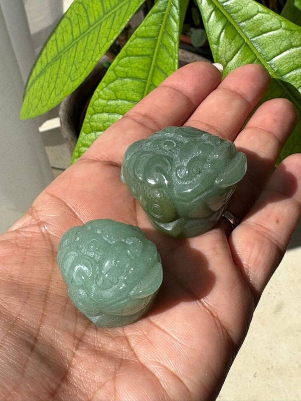 Aventurine Money Frog