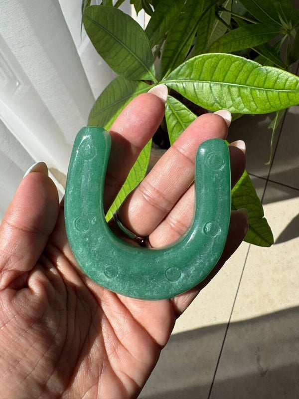 Green Aventurine Horseshoe