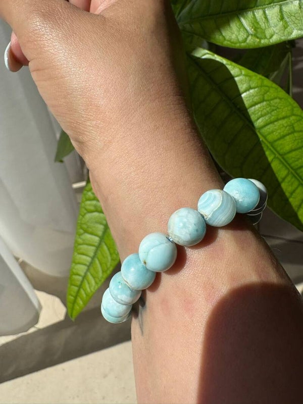 Blue Aragonite Bracelet