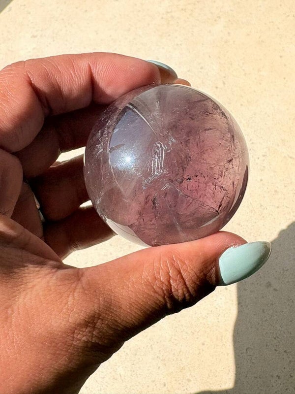 Fingerprints Amethist Sphere