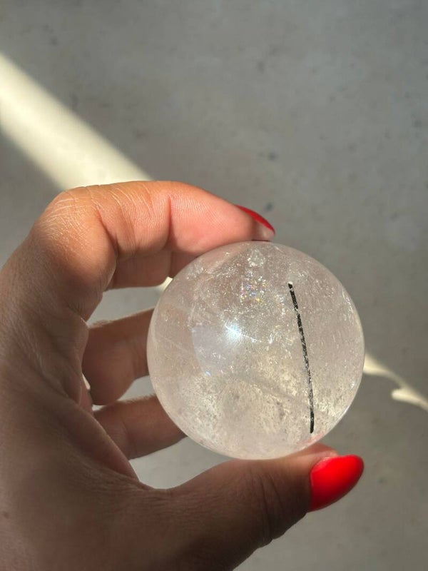 New Black Rutile Sphere