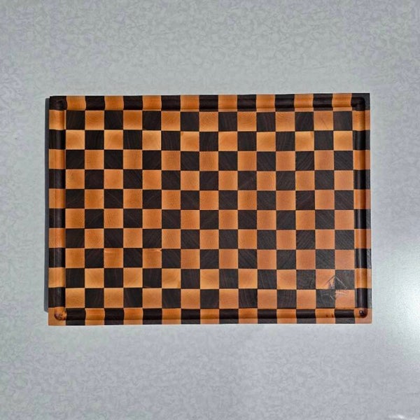 Snijplank Kopshout Walnoot & Esdoorn - 36,5 x 26 x 3 cm