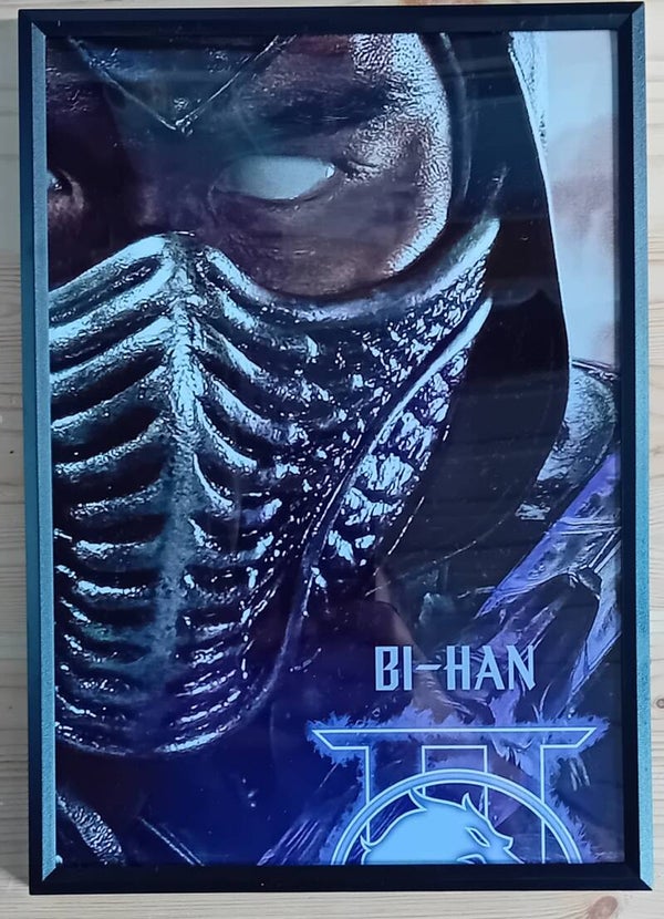 Print in frame A4 "Mortal Kombat II Bi-Han"
