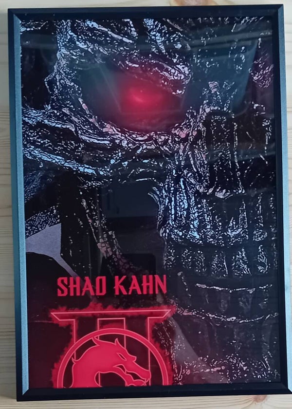 Print in frame A4 "Mortal Kombat II Shao Kahn"