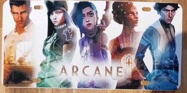 Licenses plate "Arcane"