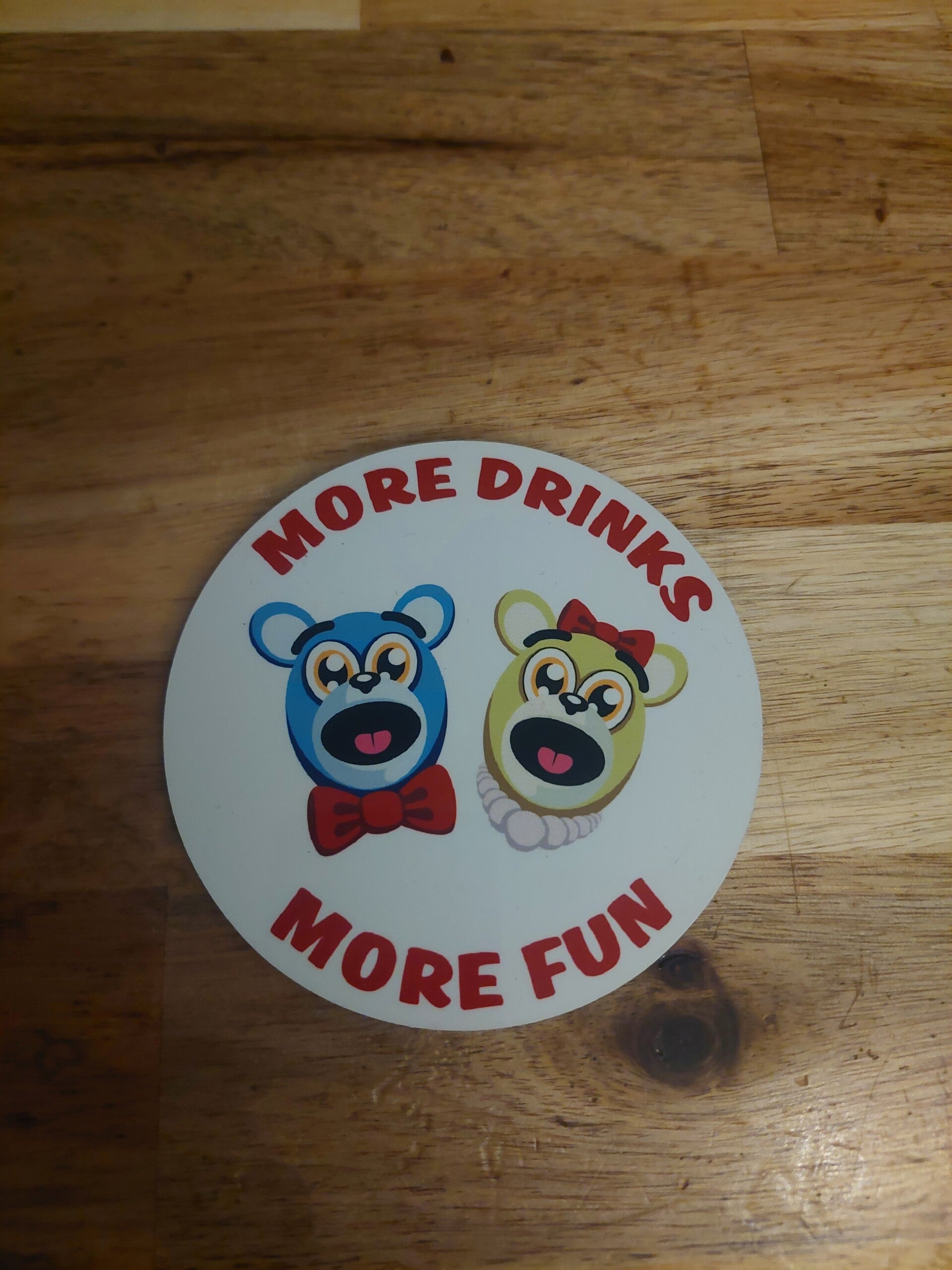 Bad Idea Bears coaster