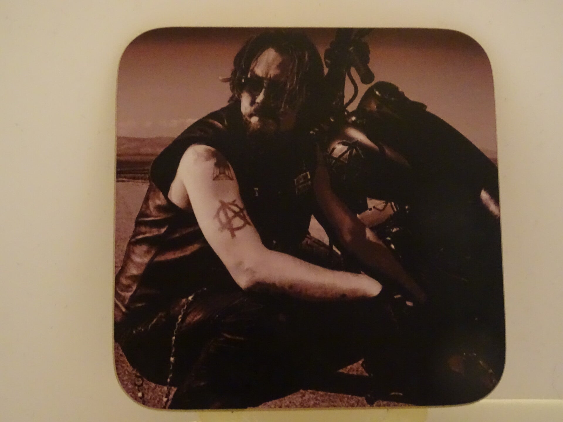 Coaster hard square Filip 'Chibs' Telford