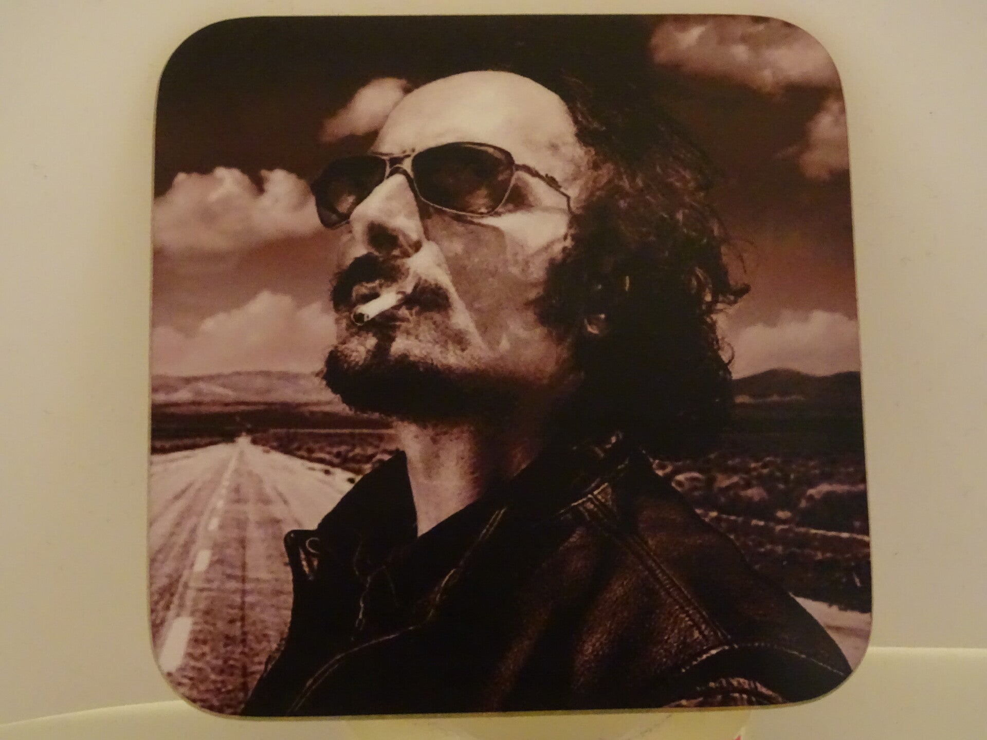 Coaster hard square Alexander 'Tig' Trager