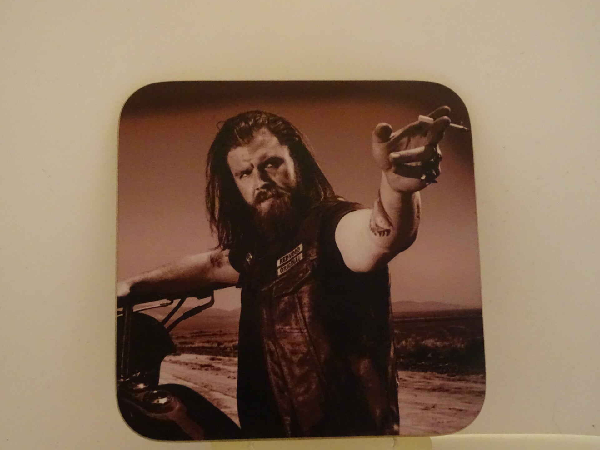 Coaster hard square Harry 'Opie' Winston