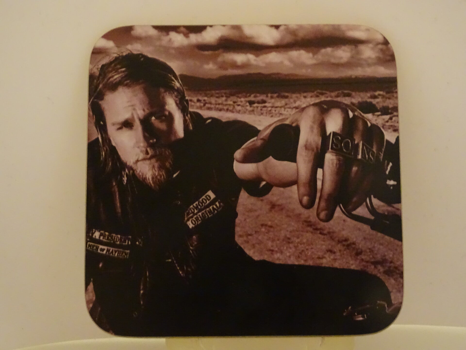 Coaster hard square Jackson 'Jax' Teller