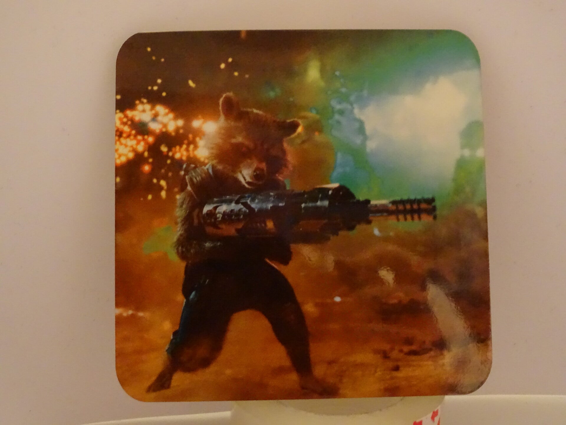 Coaster hard square Rocket