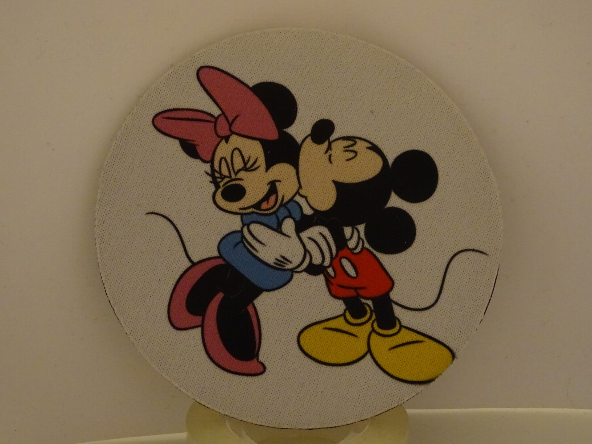 Coaster soft Round Mickey and Minnie