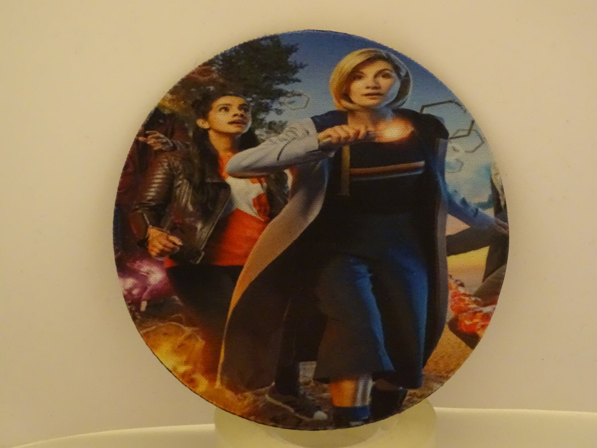 Coaster soft Round Doctor Who