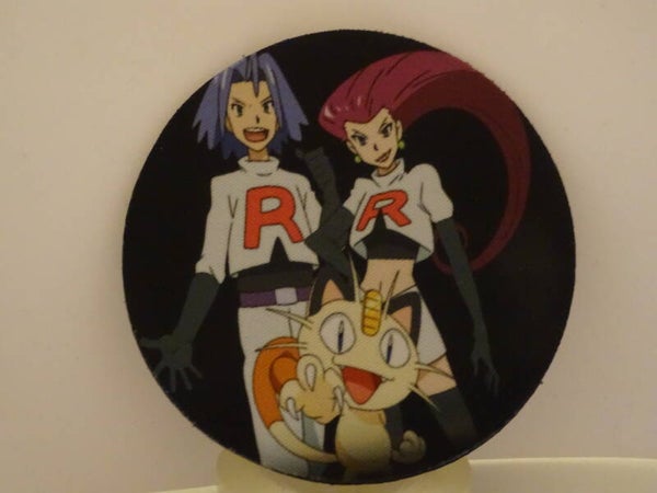 Coaster soft Round Team Rocket