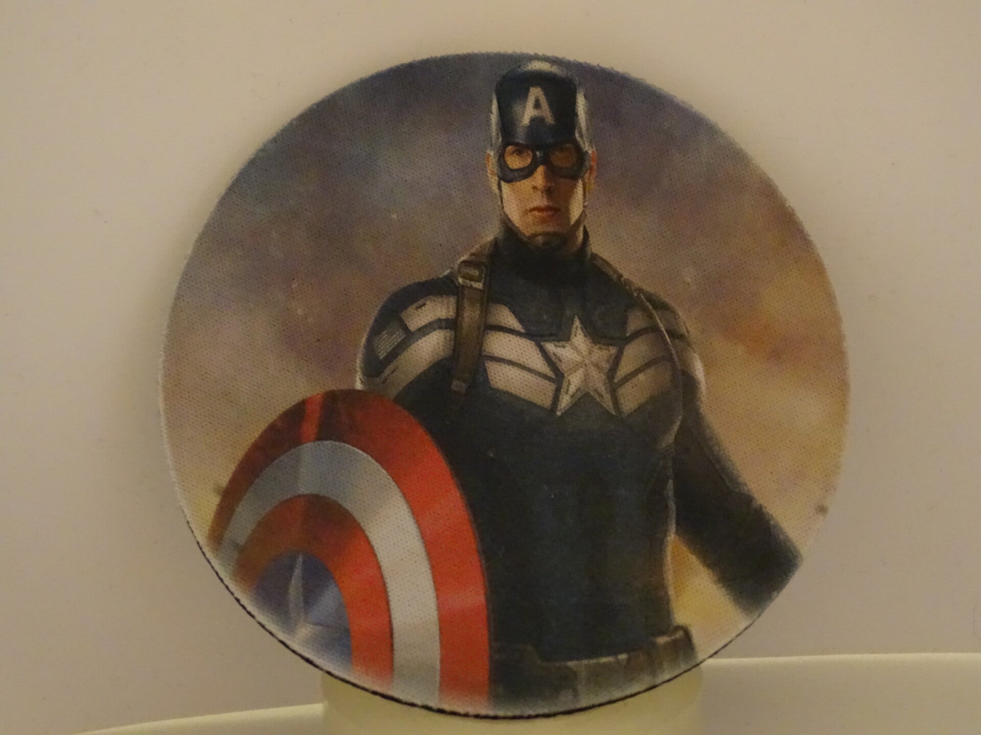 Coaster soft Round Captain America
