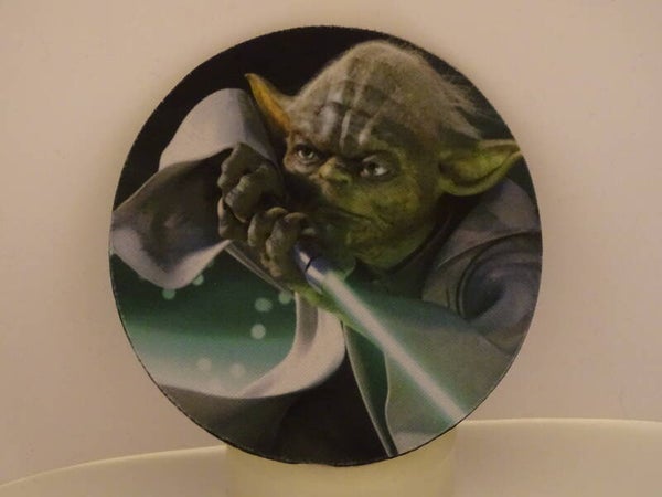 Coaster soft Round Yoda