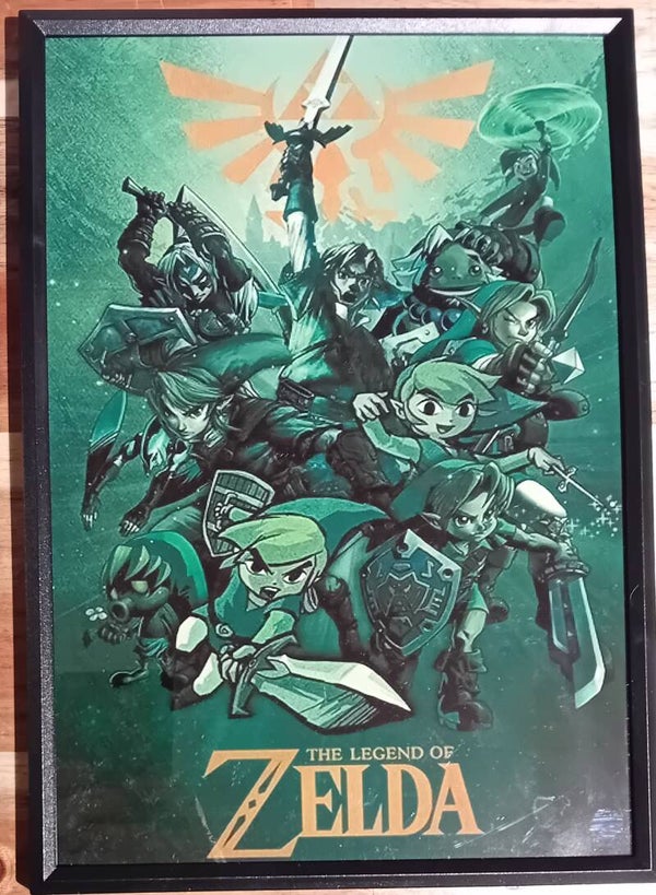 Print in frame A4 "Zelda"