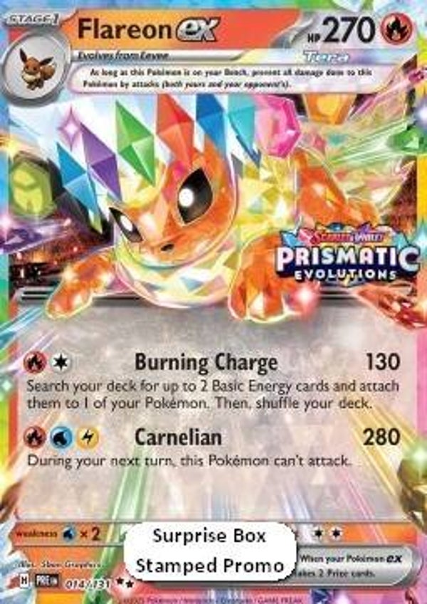 Flareon ex 014 Stamped