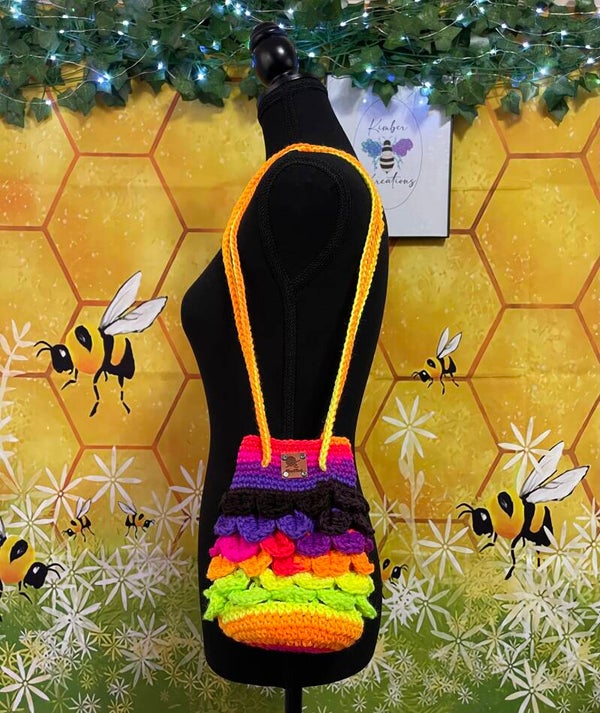 Neon Dragon Shoulder Bag