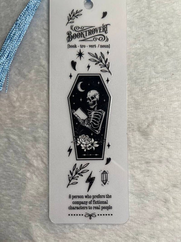 Handmade Booktrovert Bookmark