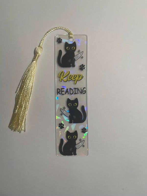 Handmade Keep Reading Bookmark