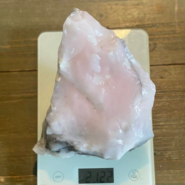 Ruwe Roze (Mangano) Calciet - Uniek, groot stuk - 2100 gram - 17x11x10 cm