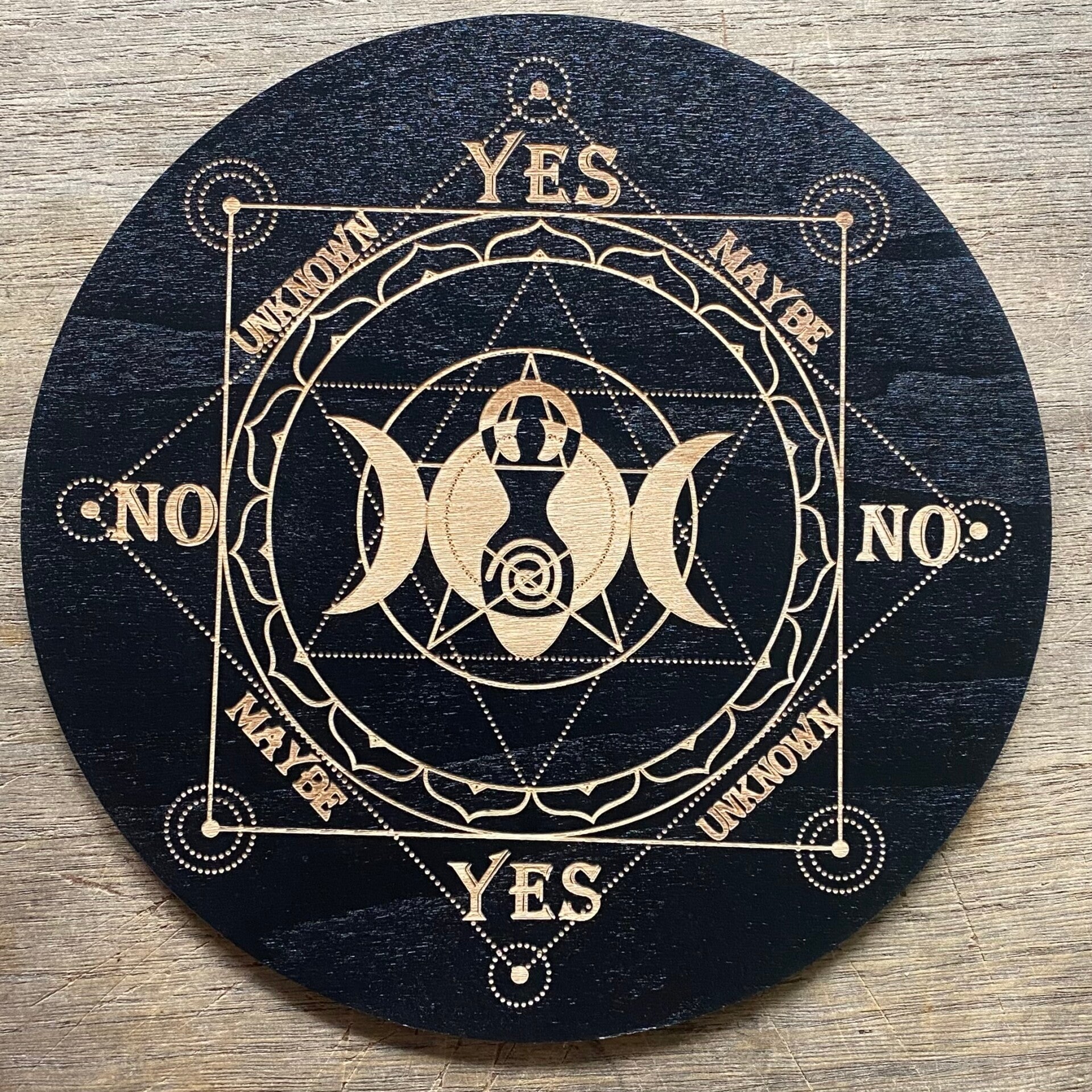 Pendel Bord Goddess - Vrouwelijke Energie - 22cm - Cirkel