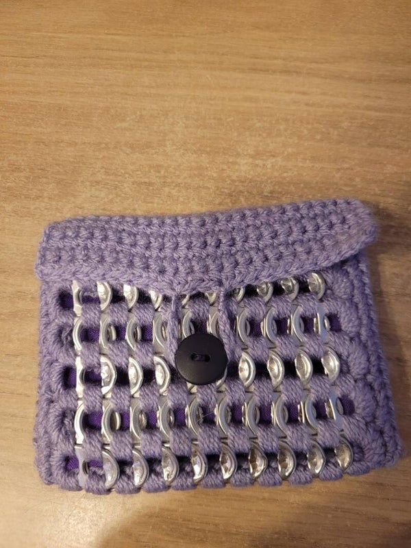 portemonnee van bliklipjes