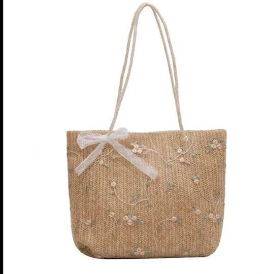 tas met bloemen