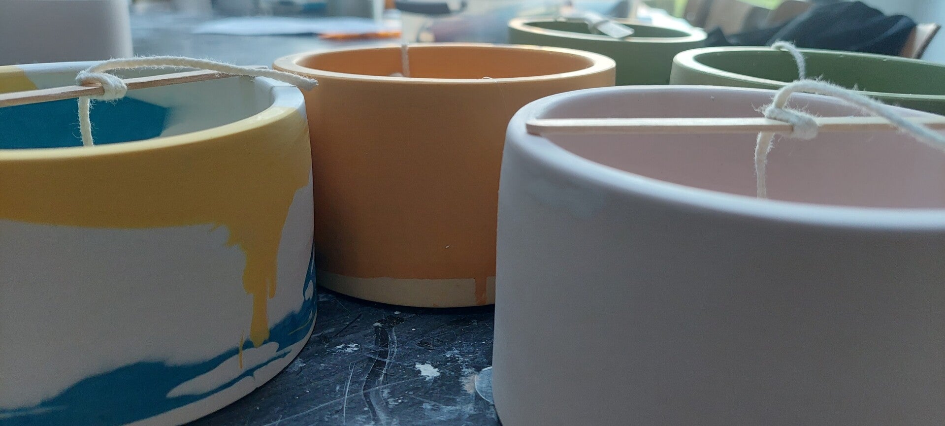 Navulling kaarsepotten