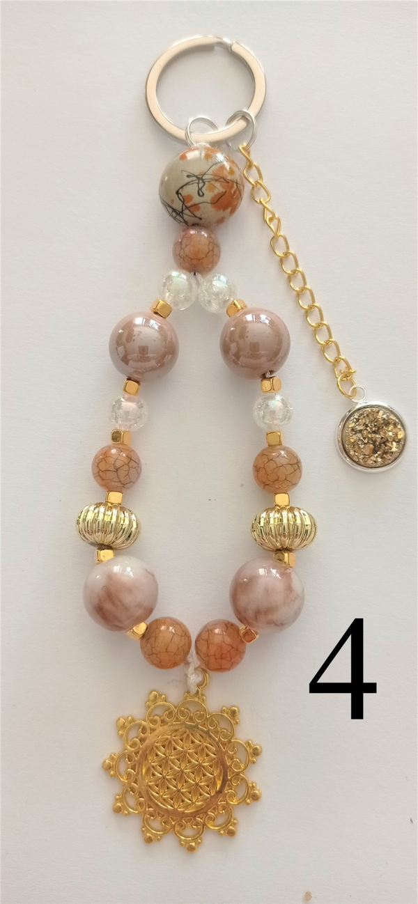 Schlüsselanhänger Pentagram - verschiedene Farben