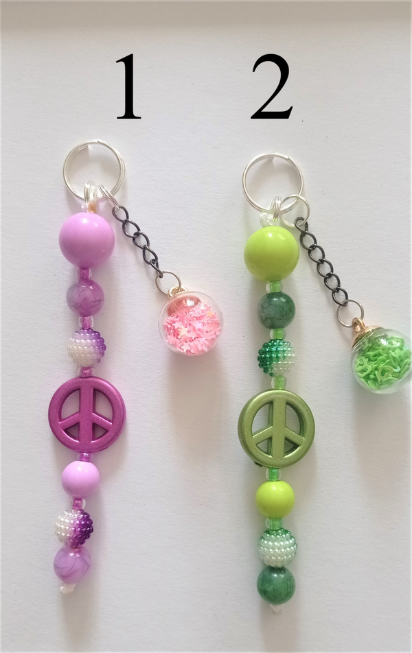 Schlüsselanhänger "Peace" - verschiedene Farben