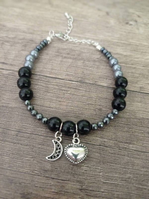 Armband Hämatit Schwarz