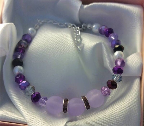 Armband Polaris Lila mit Schmuckbox
