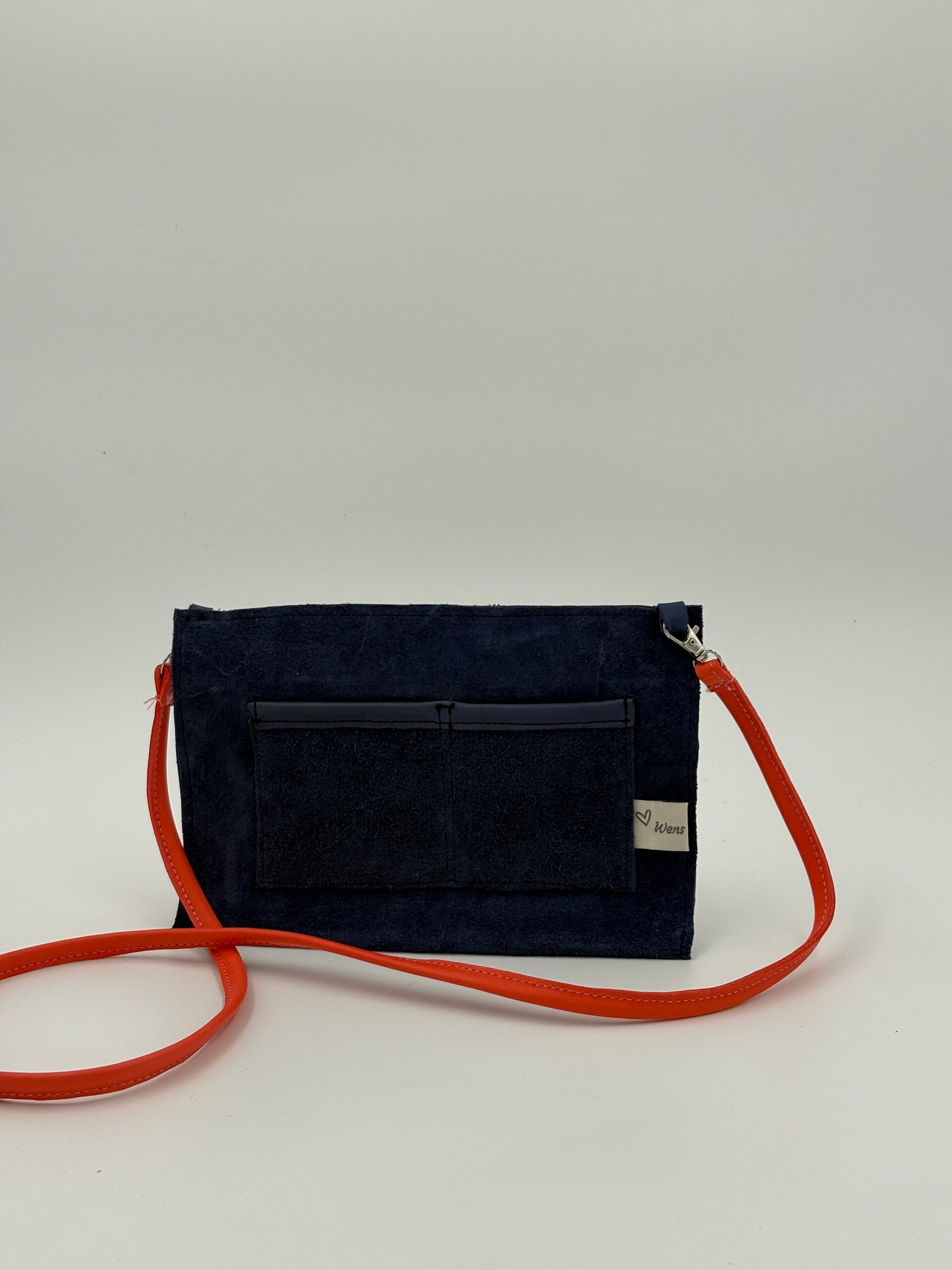 Festival tasje , donkerblauw , coral