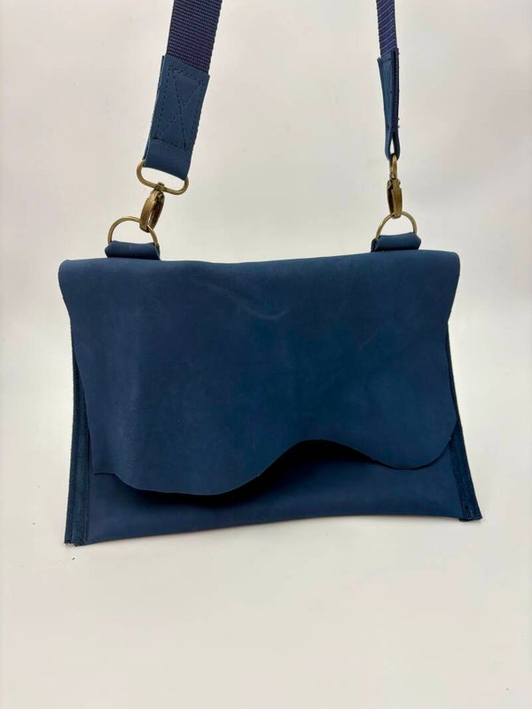Schoudertas donkerblauw